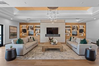 Clubroom with tv